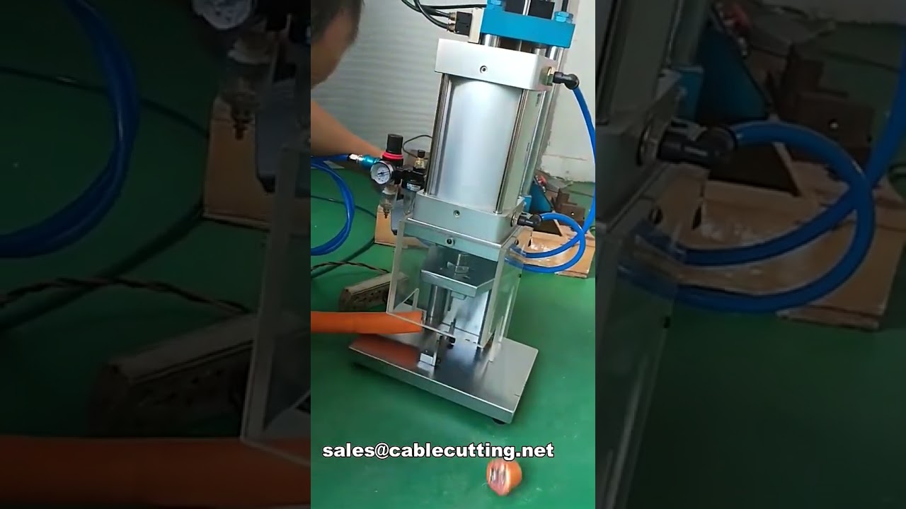 Nagy méretű négyzet alakú pneumatikus kábelvágó gép WPM-5-150mm - Precíz ipari huzalvágás