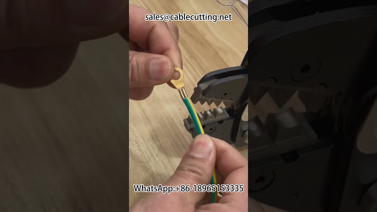 Négyzetes érvéghüvely krimpelő gép – Ipari automatizálás vezetékfeldolgozáshoz