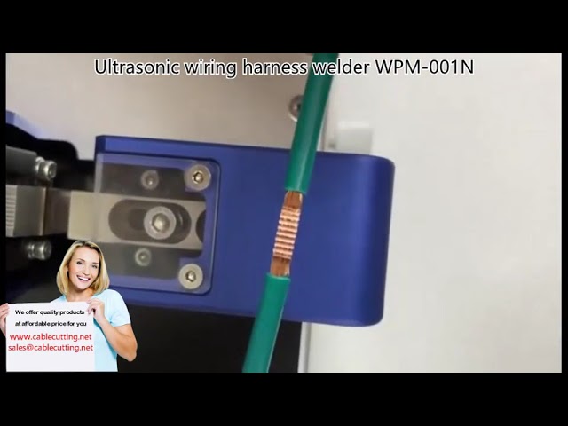 Ultrahangos kábelköteg-hegesztő gép WPM-001N – Professzionális vezetékhegesztés