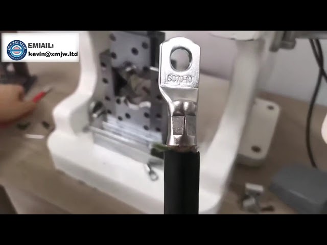 Többfunkciós PLC érintőképernyős hidraulikus kábelbilincs-krimpelő gép 7-70 mm² négyzetvezeték préseléshez