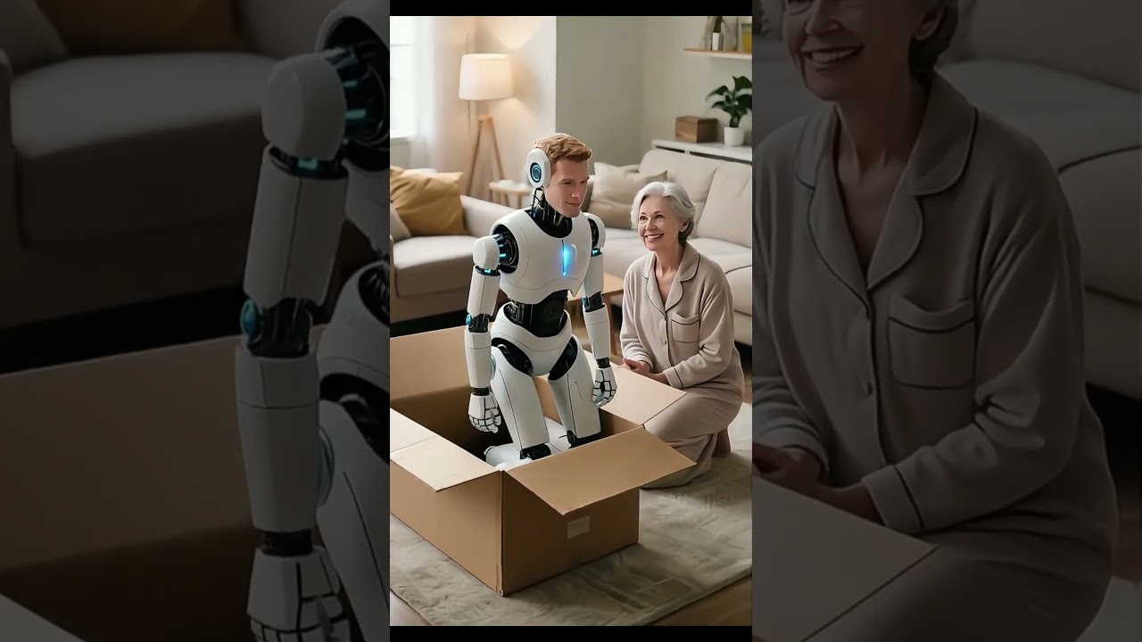 The Delivery That Ended Her Loneliness ❤️#FutureTech #ElderCare #Loneliness #Robotics #FutureTech