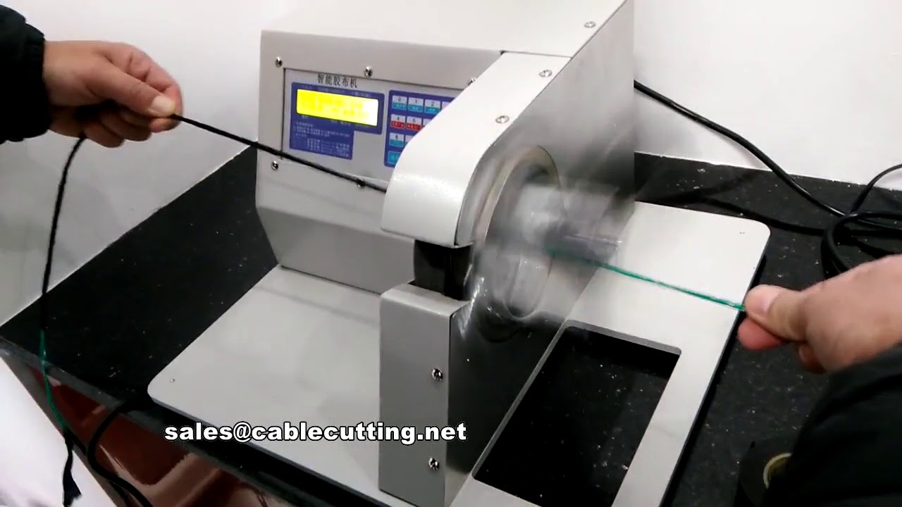 Automatic wire harness tape wrapping winding cable wire harness taping machine