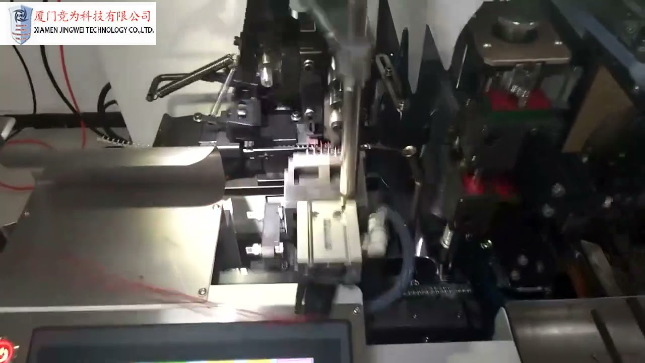 Automatikus huzalvágó, szigetelésbontó, krimpelő, forrasztó és ónozó gép autóipari kábelköteg gyártáshoz