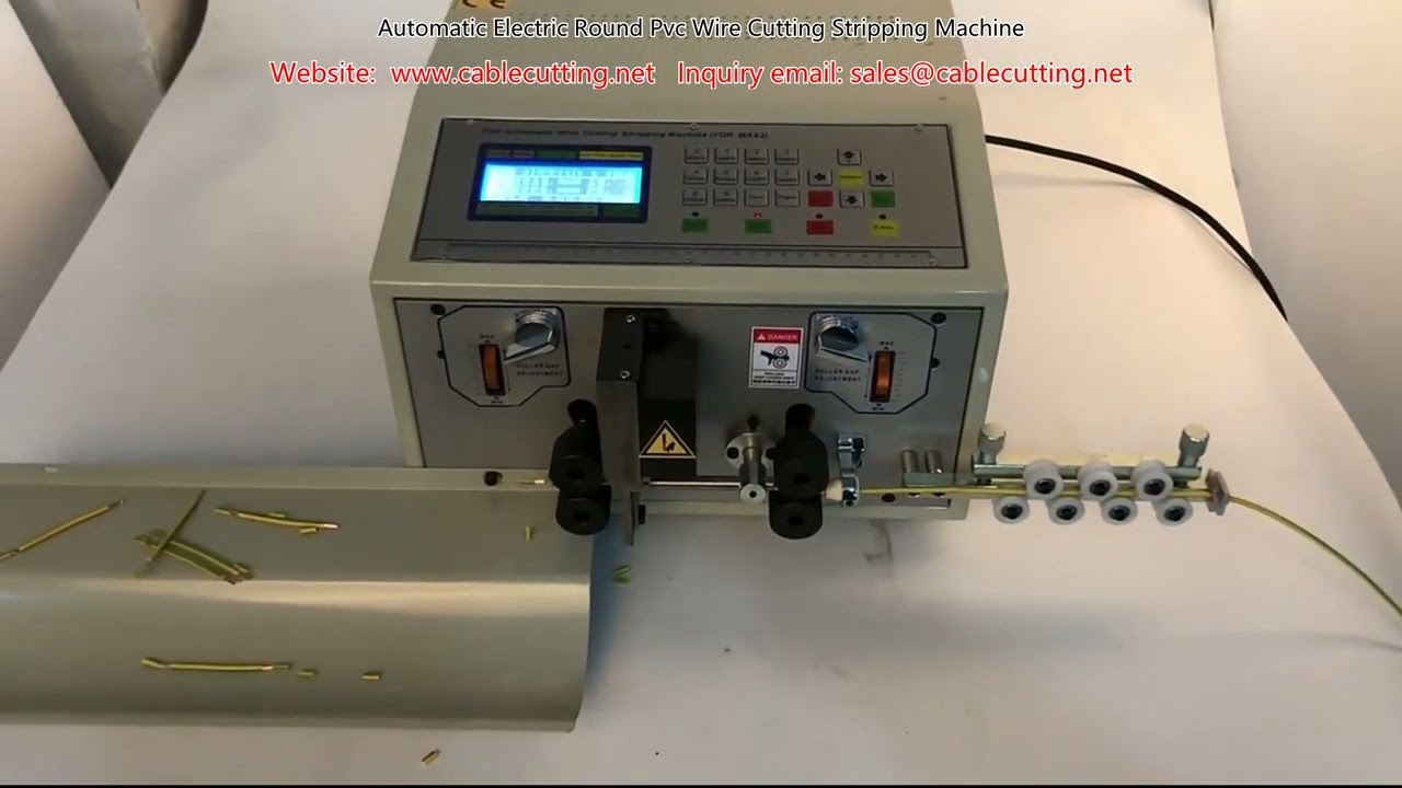 Elektromos Automata Kör PVC Kábel Vágó-Hámozó Gép – Hatékony Gyártás