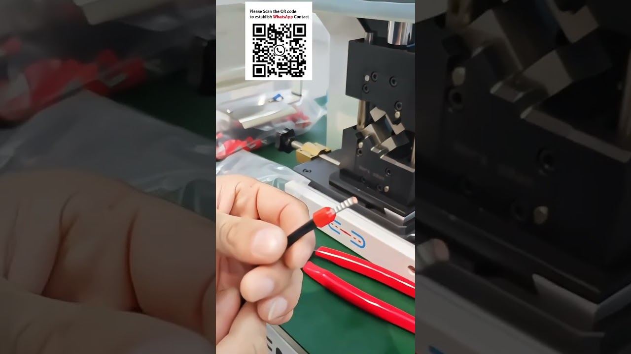 Precíziós applikátor szerszám cső terminál krimpeléséhez #Automatizálási alkatrész