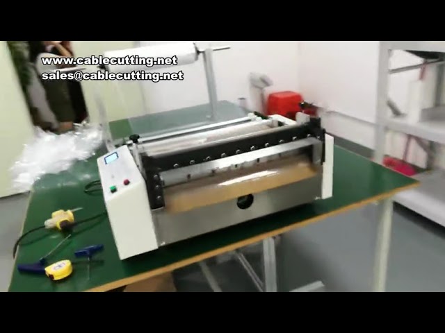 Műanyag és papír tekercs automata keresztvágó gép | Pontos lemezvágó berendezés