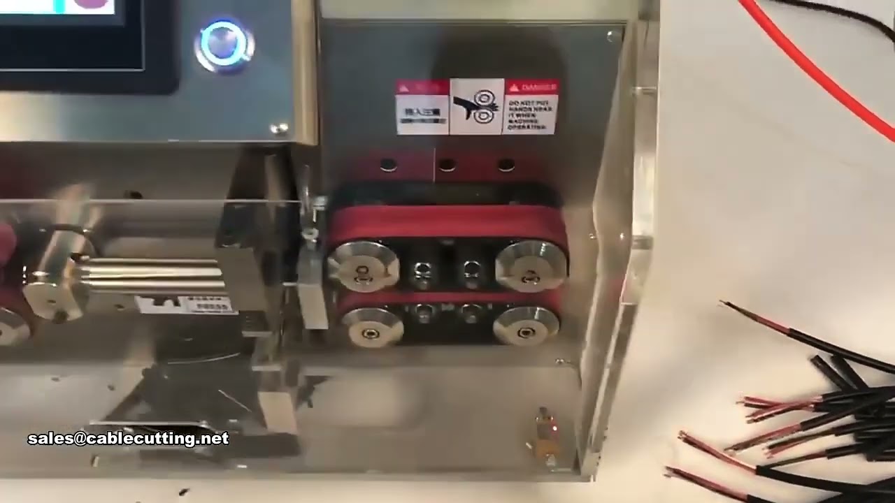 Automata PVC kábelvágó és szigetelés-eltávolító gép többmagos internetkábelhez