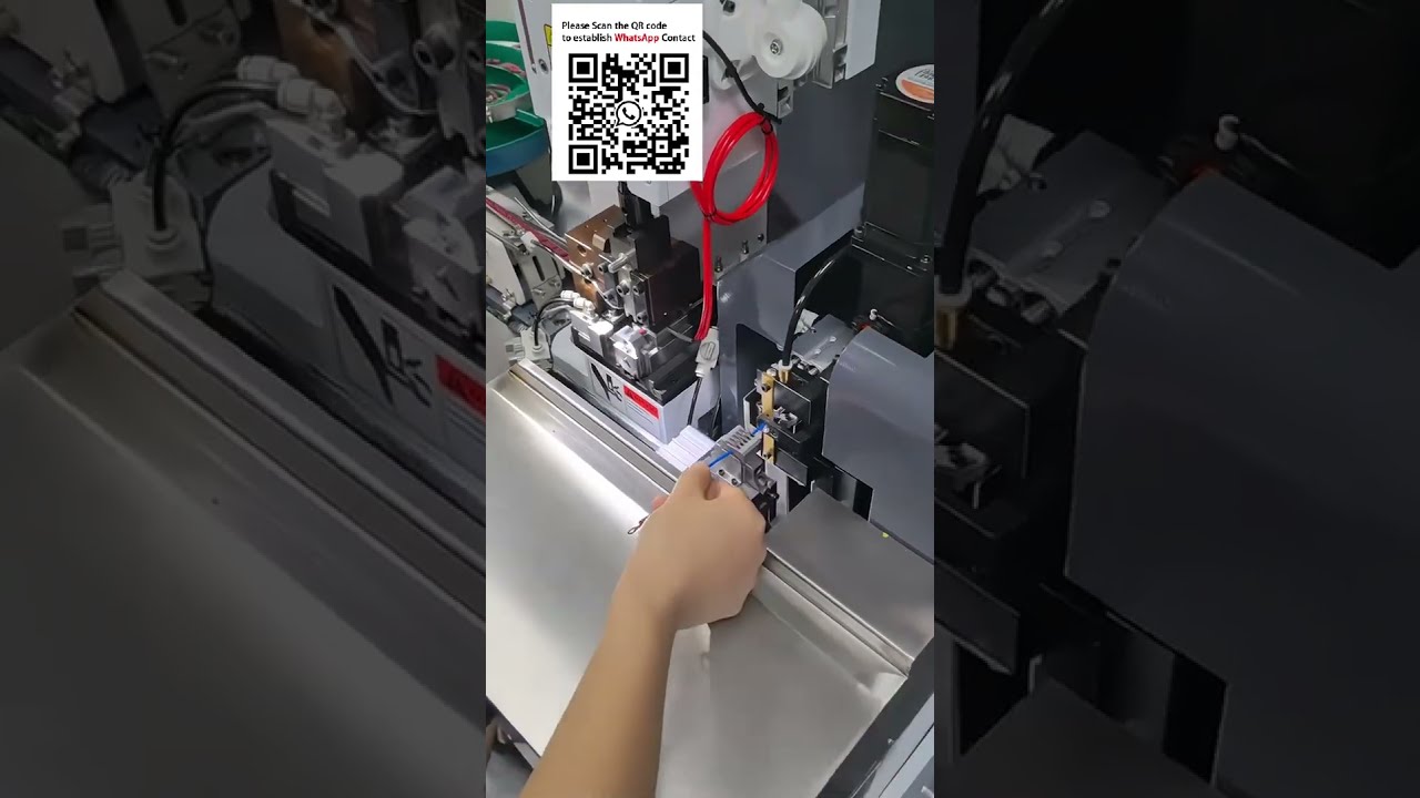 Automatikus laza darab terminál csupaszító és krimpelő gép – Kábelköteg-feldolgozás