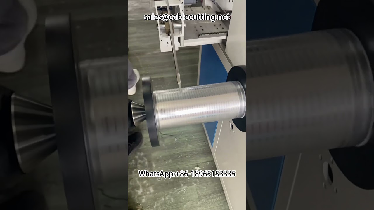 PET fólia méteres tekercselőgép | Huzalfeldolgozás automatikus tekercselőgépe #PETfólia #huzalfeldolgozás #tekercselőgép