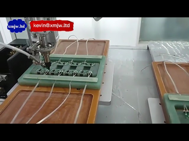 Négytengelyes asztali automata bemártó forrasztórobot PCB-hez – Precíziós forrasztás