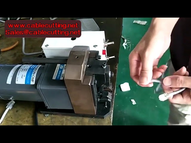 Automatikus 8P8C RJ45 Crimpelő Gép – Hálózati Kábel (Cat5e, Cat6) Gyártáshoz