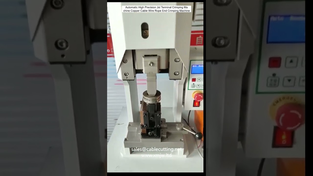 Nagy pontosságú automatikus JST érvéghüvely-krimpelő gép rézkábelhez és sodronykötélhez