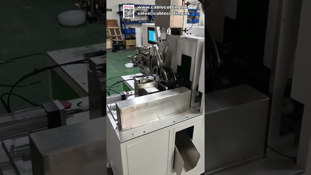 Teljesen automatikus huzalvágó, mérőszámláló, tekercselő és kötöző gép