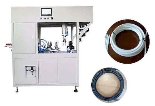 Automata huzalvágó, tekercselő és sodró-kötöző gép WPM-CRO - Kábel_Tekercselő_és_Kötöző_Gép